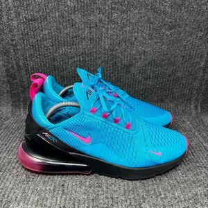 Nike Air Max 270 South Beach Blue Pink Athletic Shoes Mens Size 12 BV6078-400